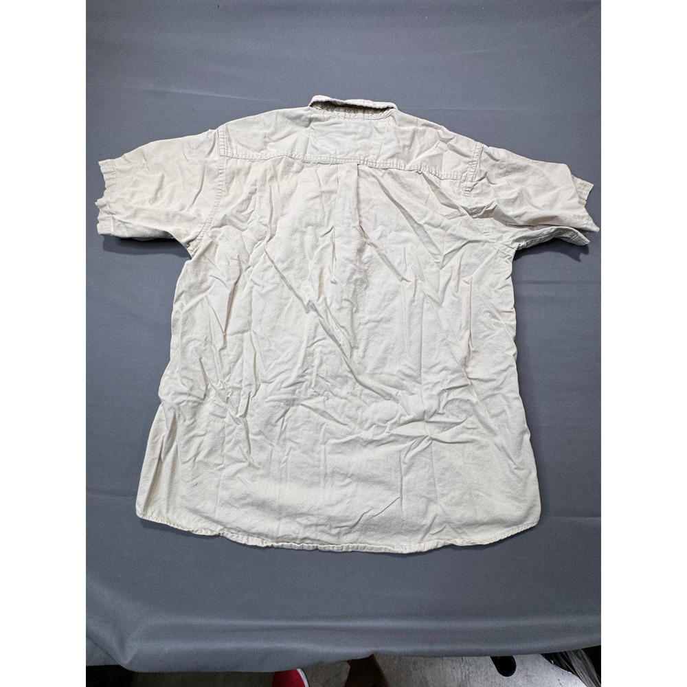 Andretti Racing Devon Jones Mens XL‎ Tan Short Sleeve Button Up Shirt - Picture 8 of 12